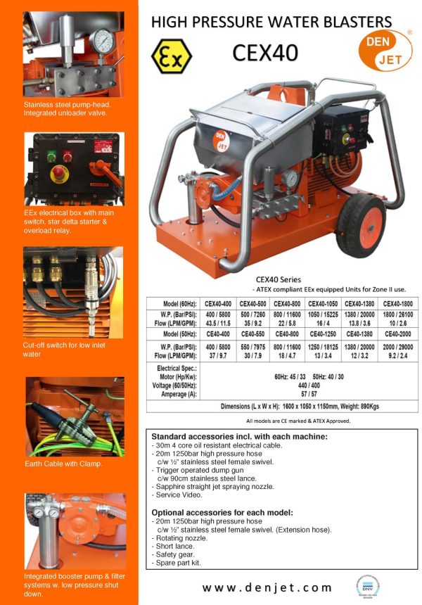 DEN-JET CEX40 Series Brochure 2025_cover